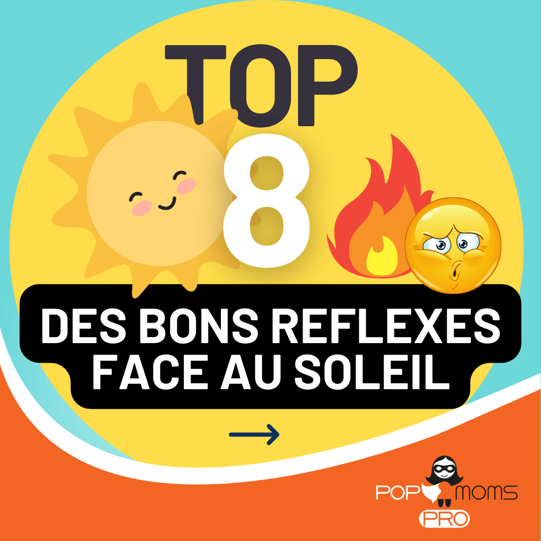 Découvrez les top 8 bons réflexes à avoir face au soleil, parce que pour les enfants, une peau protégée est synonyme de confort mais surtout de sécurité !